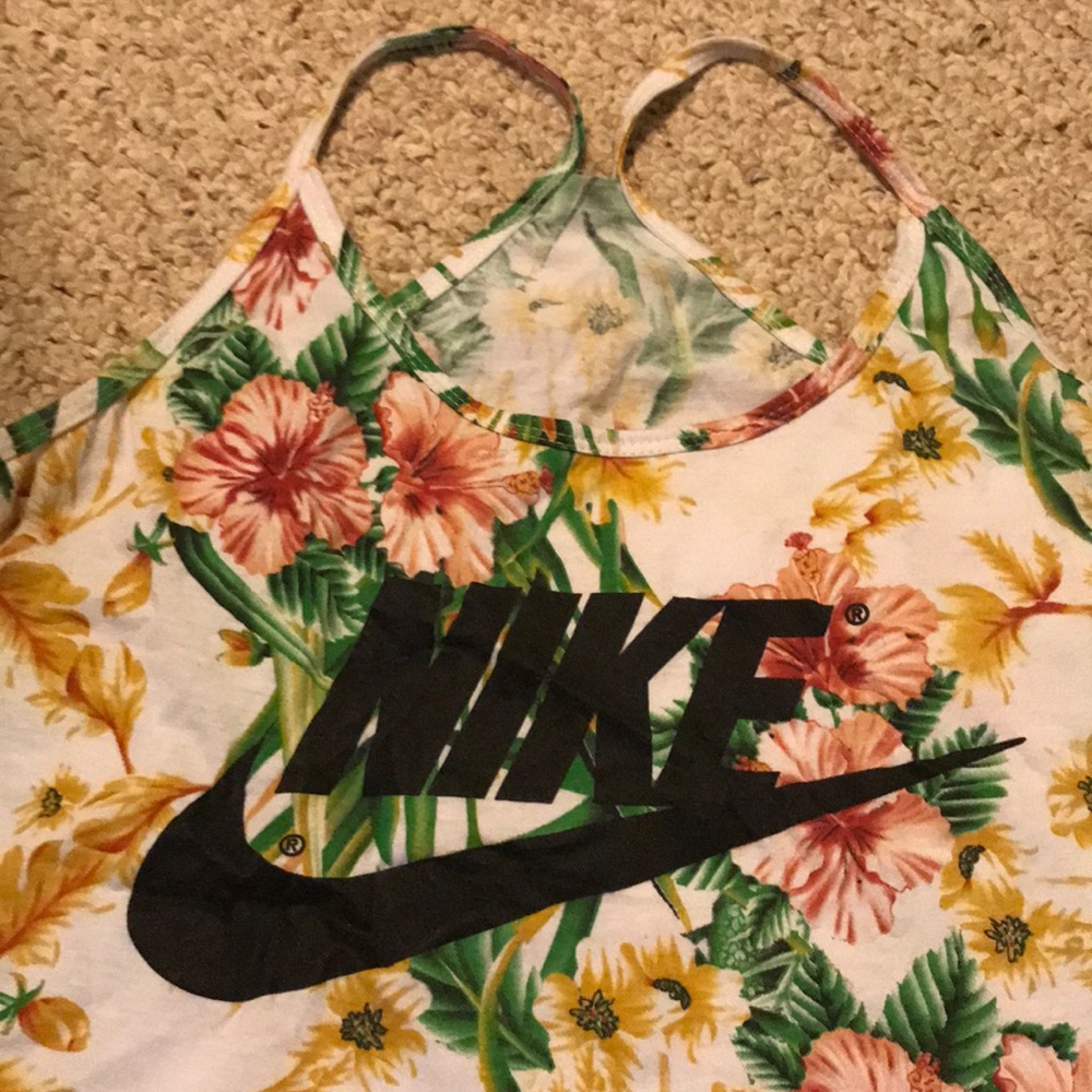 Floral Nike Tank